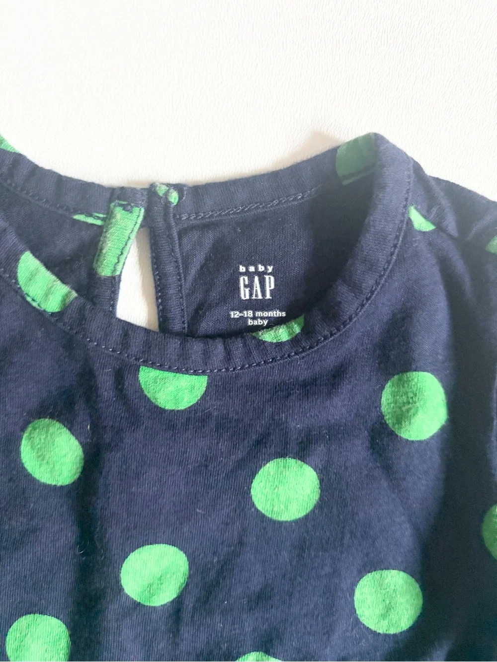 Baby Gap Girls Polka Dot Top Size 12-18 Months